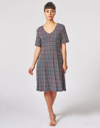 Jersey Kleid aus Lenzing™ EcoVero Iva mosaic