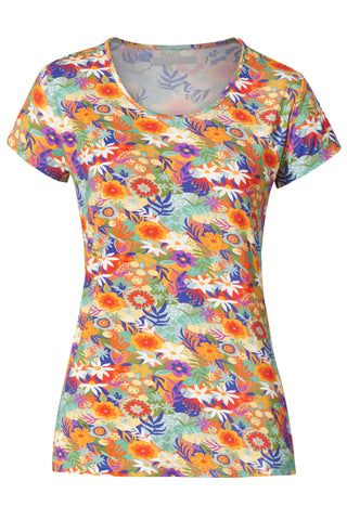 Grafisches Sommer-Shirt aus LENZING™ ECOVERO™ Viskose