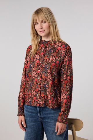 Bluse – aus LENZING™ ECOVERO™ Viskose mit Blumenprint