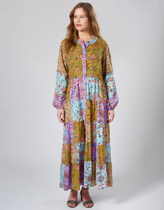 Boho-Kleid Annily mit floralem Muster