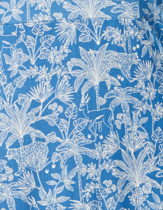 Figurbetontes Jersey-Kleid Merle jungle blue aus Lenzing™ EcoVero