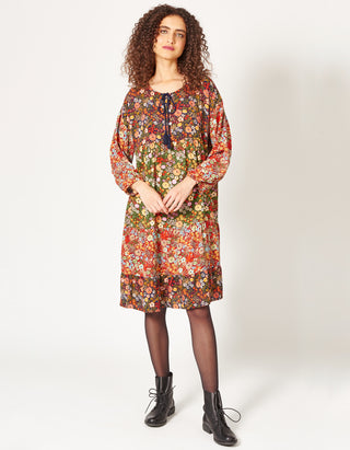 Kleid in Patchwork-Optik Kim mille fleurs