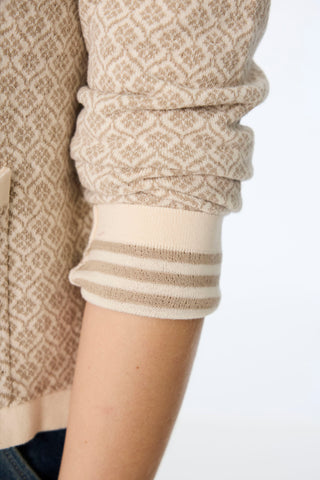 Wende-Cardigan aus Bio-Baumwolle (GOTS) in Doubleface-Optik