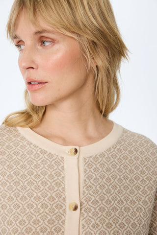 Wende-Cardigan aus Bio-Baumwolle (GOTS) in Doubleface-Optik