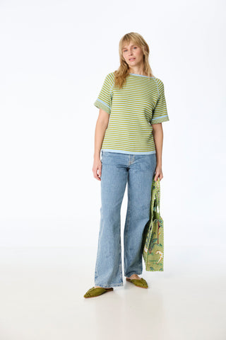 Wende-Shirt aus Bio-Baumwolle (GOTS) in Doubleface-Optik