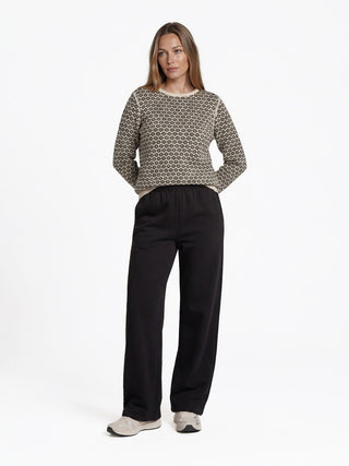 Sweater aus GOTS-zertifizierter Bio-Baumwolle mit Jacquardmuster
