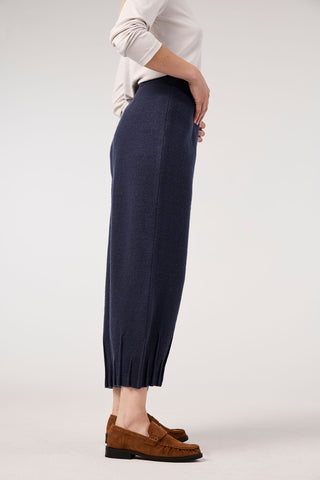 Merino wool trousers with comfortable waistband