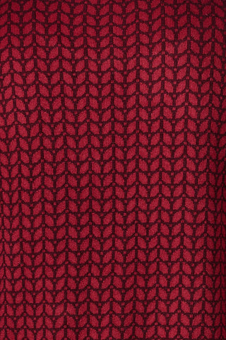 Jacquard-Tunika mit Blattdesign (GOTS-zertifiziert)