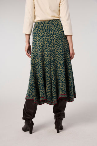 Jacquard skirt with drop pattern (GOTS-certified)