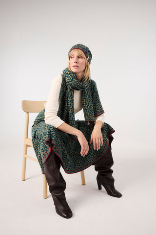 Jacquard skirt with drop pattern (GOTS-certified)