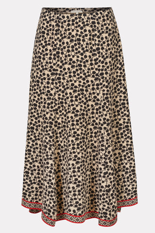 Strickrock Natur/Schwarz