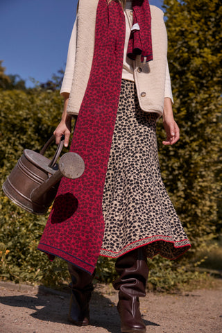 Jacquard skirt with drop pattern (GOTS-certified)