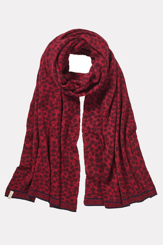 Jacquard-Schal mit Tropfenmuster (GOTS-zertifiziert)