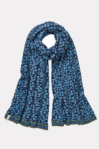 Jacquard-Schal mit Tropfenmuster (GOTS-zertifiziert)