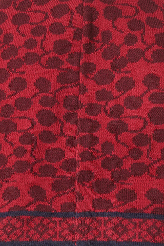 Jacquard-Mütze mit Tropfenmuster (GOTS-zertifiziert)