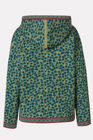 Jacquard-Hoodie mit Tropfenmuster aus reiner Bio-Baumwolle
