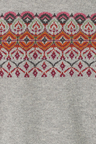 Strickjacke aus Lammwolle im Norwegerstil
