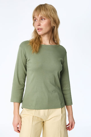 3/4-sleeve shirt made of organic cotton