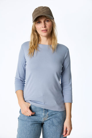 3/4-sleeve shirt made of organic cotton