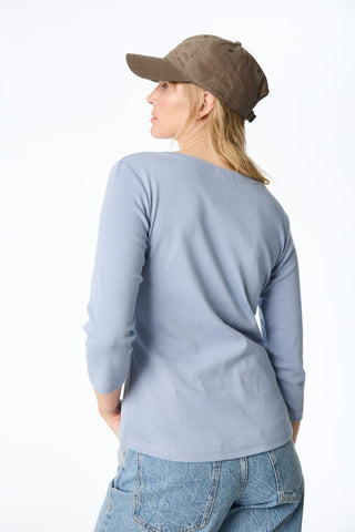 3/4-sleeve shirt made of organic cotton