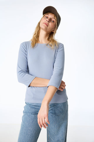 3/4-sleeve shirt made of organic cotton