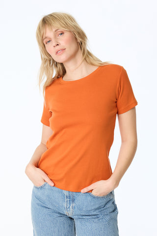 Kurzarm-T-Shirt-Damen