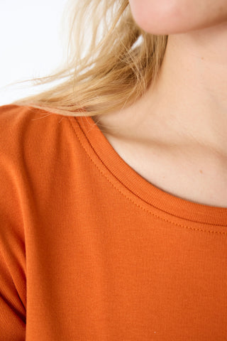 Kurzarm-T-Shirt-Damen