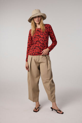 Sustainable long-sleeved shirt made of viscose jersey