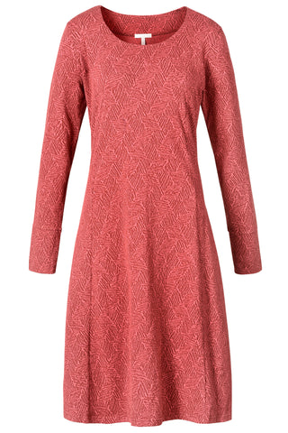 Jersey-Jacquard-Kleid aus GOTS-zertifizierter Bio-Baumwolle