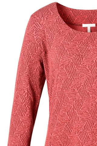 Jersey-Jacquard-Kleid aus Bio-Baumwolle