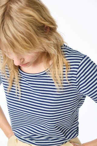 Shirt aus weicher Bio-Baumwolle (Gots) in Streifenoptik