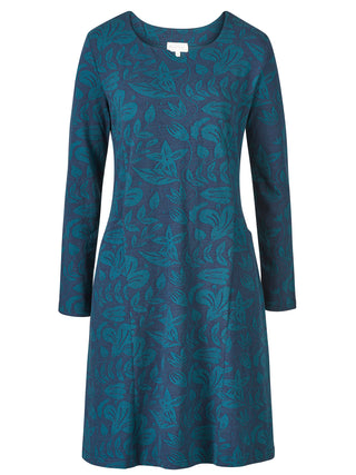 Kleid aus Bio-Baumwolle mit floralem Allover-Muster