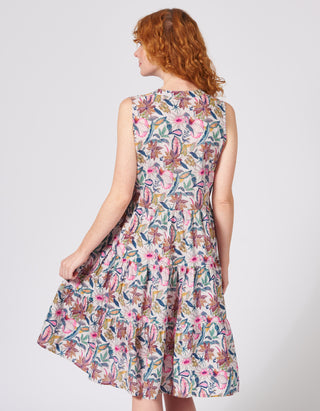 Midi Kleid Sky aus reiner Bio-Baumwolle