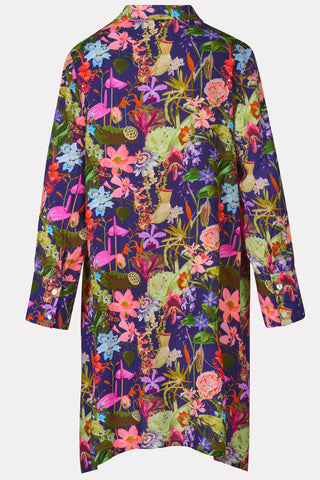 Blusenkleid – aus LENZING™ ECOVERO™ Viskose mit floralem Print