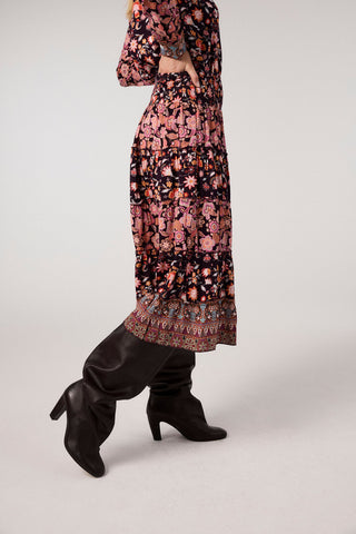 Tiered skirt made of LENZING™ ECOVERO™