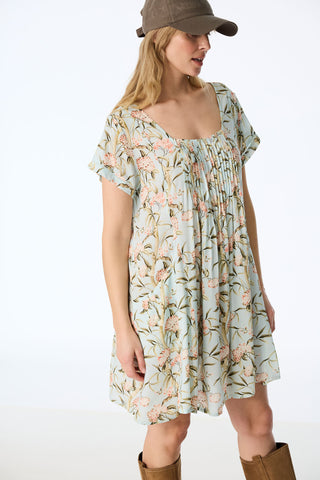 Tunika aus Modal mit feiner Biesen-Verarbeitung