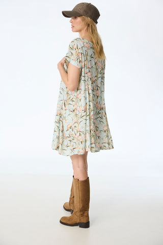 Tunika aus Modal mit feiner Biesen-Verarbeitung