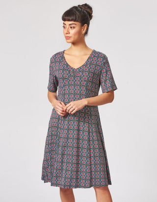 Jersey Kleid aus Lenzing™ EcoVero Iva mosaic