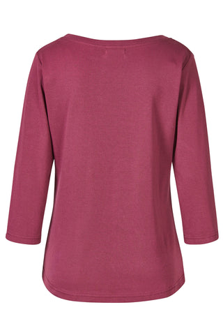 3/4-sleeve shirt made of organic cotton