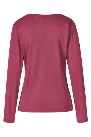 Long-sleeved shirt made of organic cotton